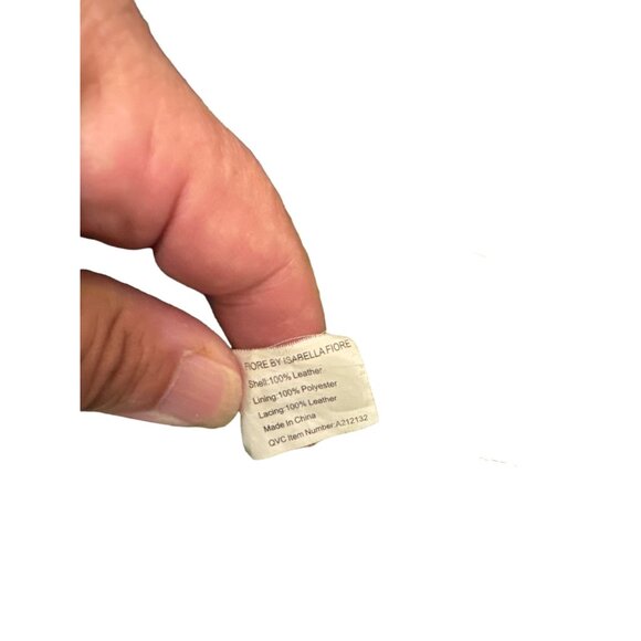 Isabella Fiore vintage leather tossled floral handbag purse SKU 3227 - Picture 15 of 16